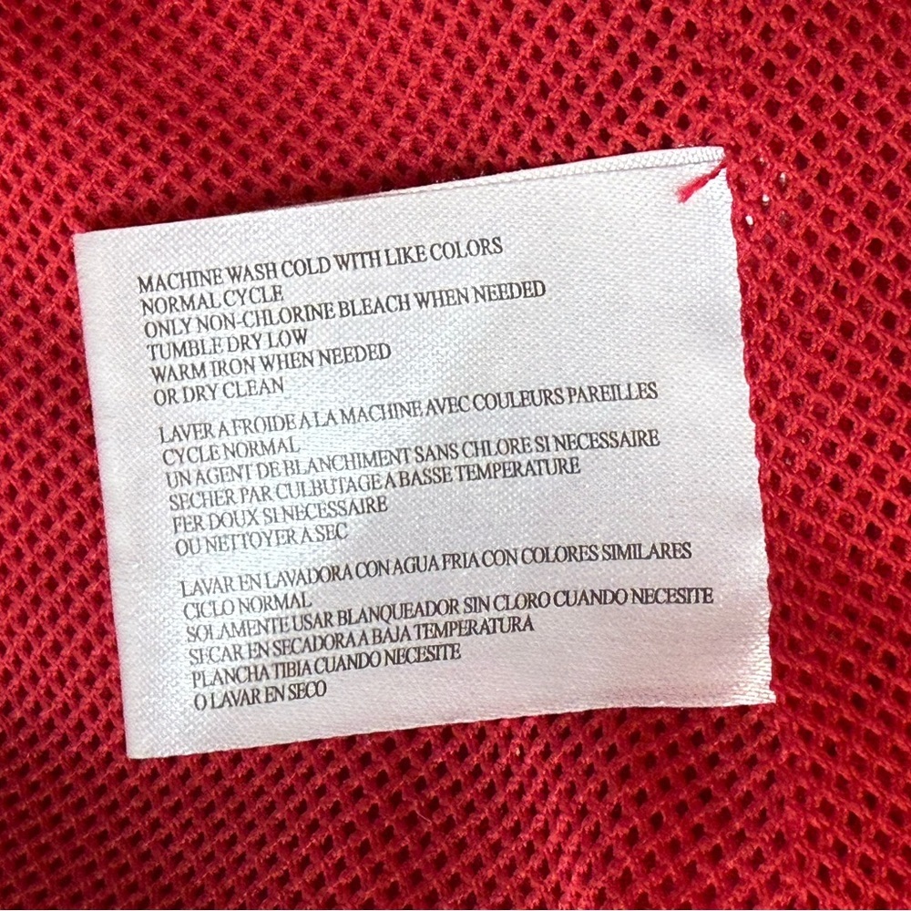 Michael Michael Kors Red Hooded Zip-Up Jacket Gold
Hardware Size M - Picture 15 of 16